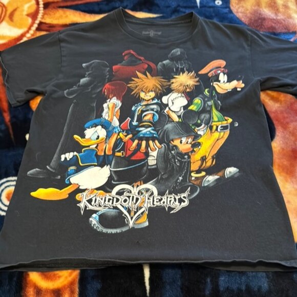 Disney Black Kingdom Hearts Shirt - Picture 3 of 6